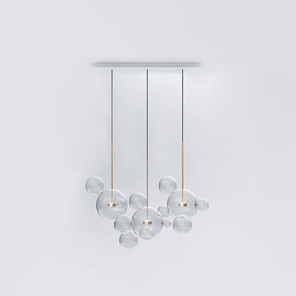 WOMO Glass Bubble Multi Pendant Light-WM2479