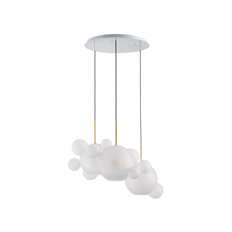 WOMO Glass Bubble Multi Pendant Light-WM2479