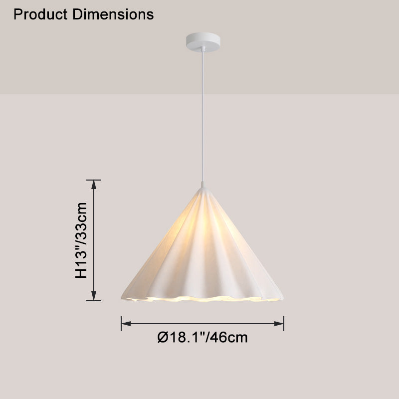 WOMO Cone Felt Pendant Light-WM2480