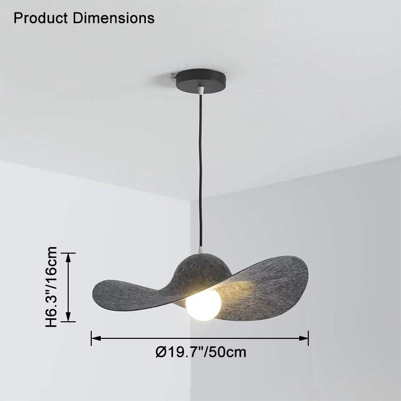 WOMO Hat Felt Pendant Light-WM2482