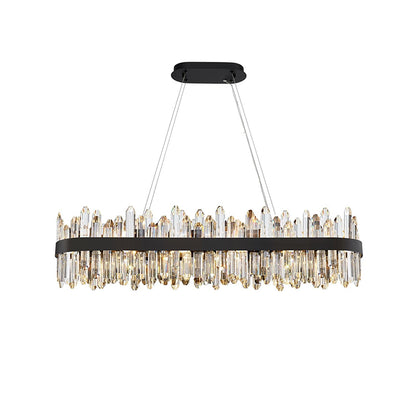 WOMO Rectangular Crystal Chandelier-WM2488b