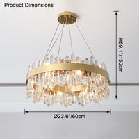 WOMO Round Crystal Chandelier-WM2488a