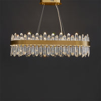 WOMO Rectangular Crystal Chandelier-WM2488b