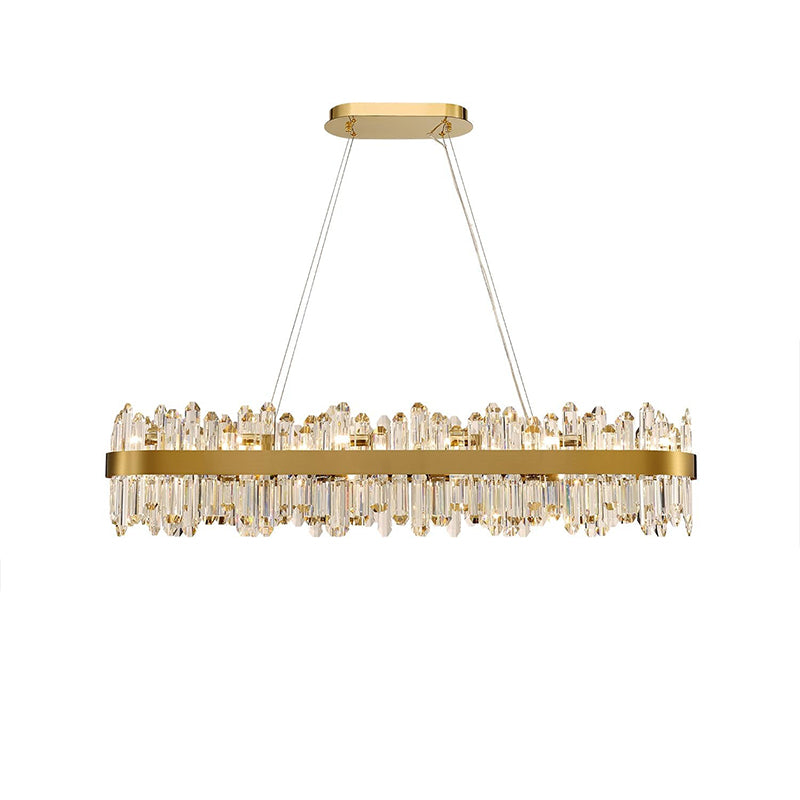 WOMO Rectangular Crystal Chandelier-WM2488b