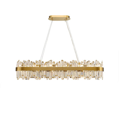 WOMO Rectangular Crystal Chandelier-WM2488b