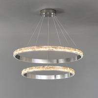WOMO Tiered Circular Led Crystal Chandelier-WM2491b