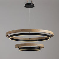 WOMO Circular Led Wood Chandelier-WM2492