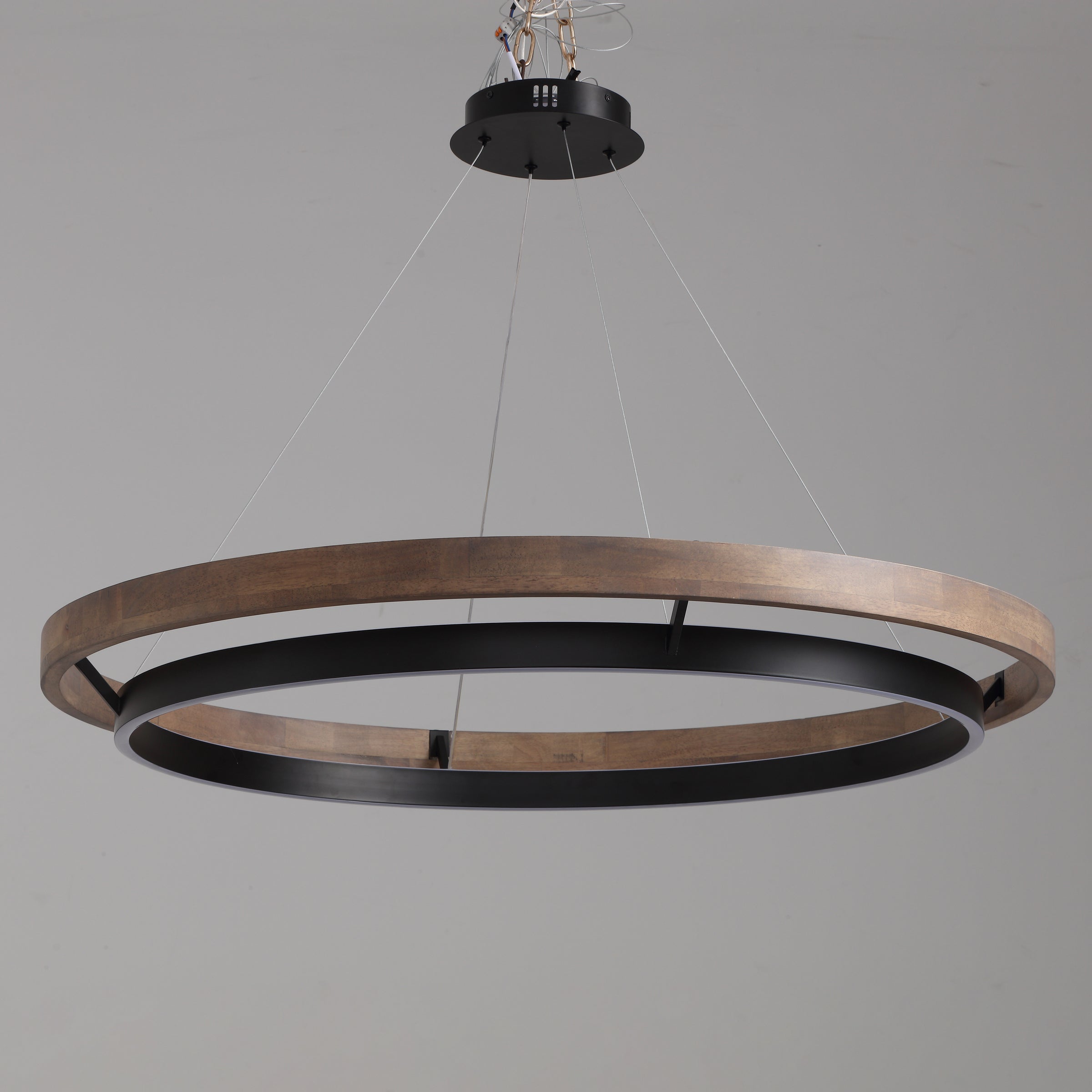 WOMO Circular Led Wood Chandelier-WM2492