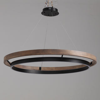 WOMO Circular Led Wood Chandelier-WM2492