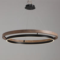 WOMO Circular Led Wood Chandelier-WM2492