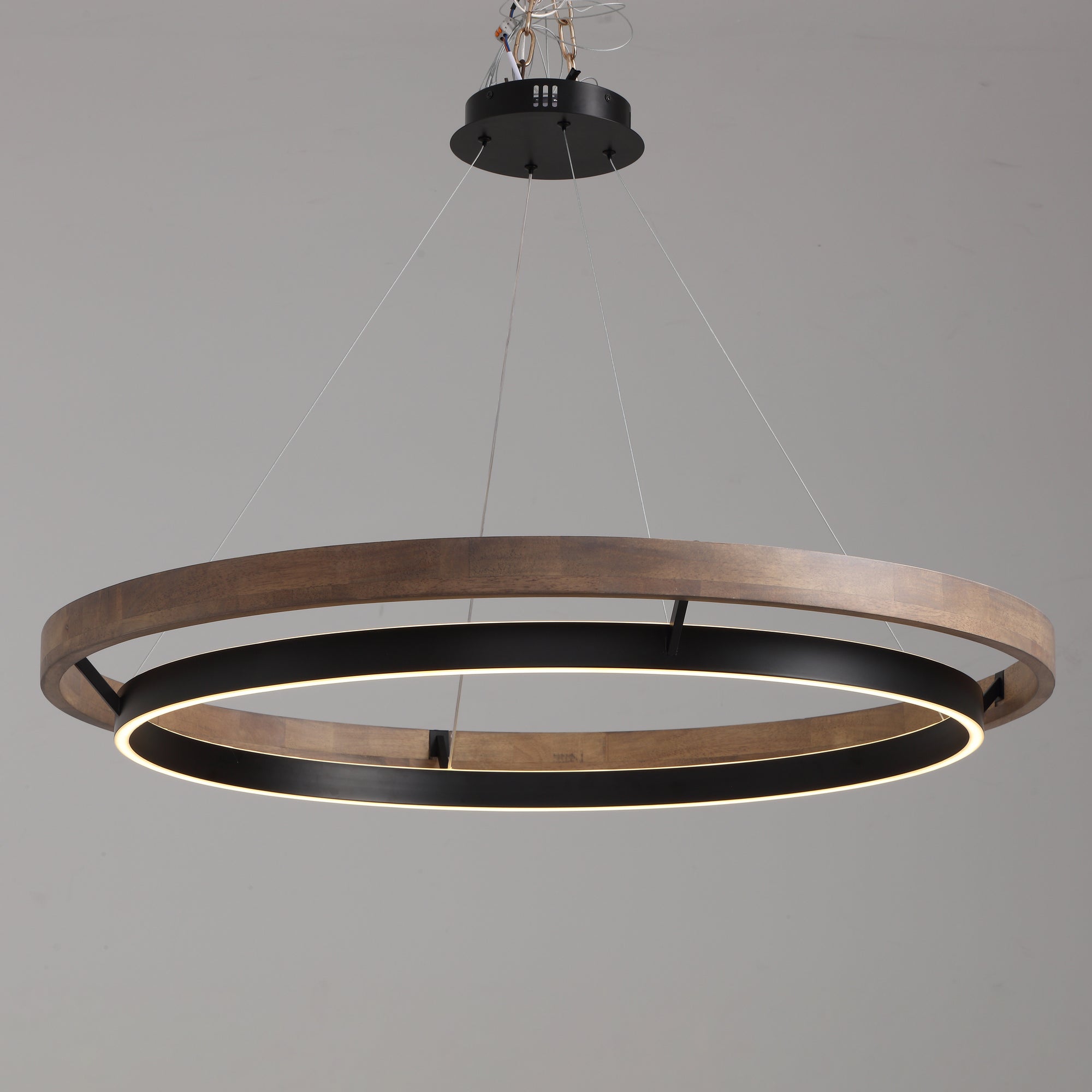 WOMO Circular Led Wood Chandelier-WM2492