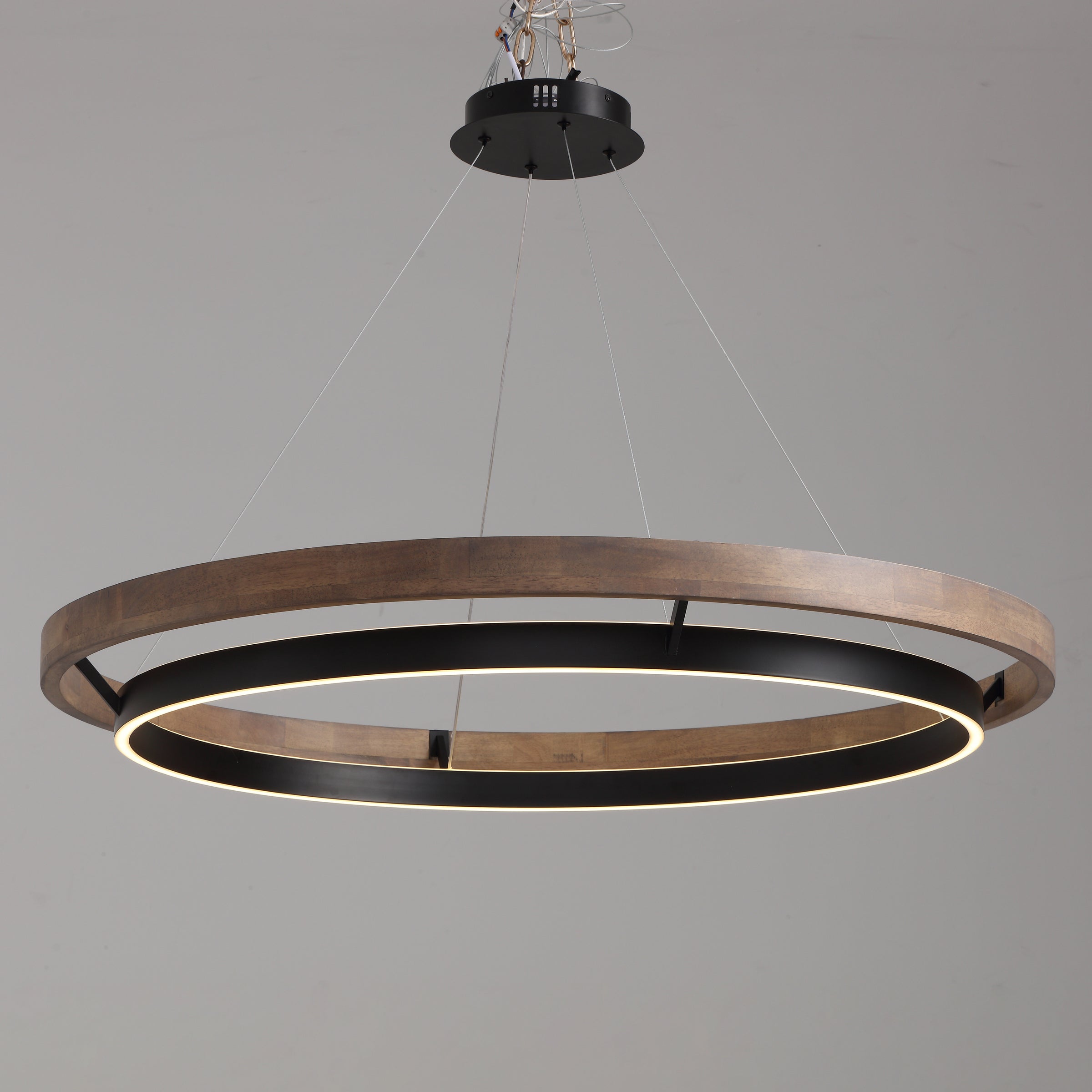 WOMO Circular Led Wood Chandelier-WM2492