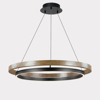 WOMO Circular Wood Led Chandelier-WM2492