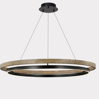 WOMO Circular Wood Led Chandelier-WM2492