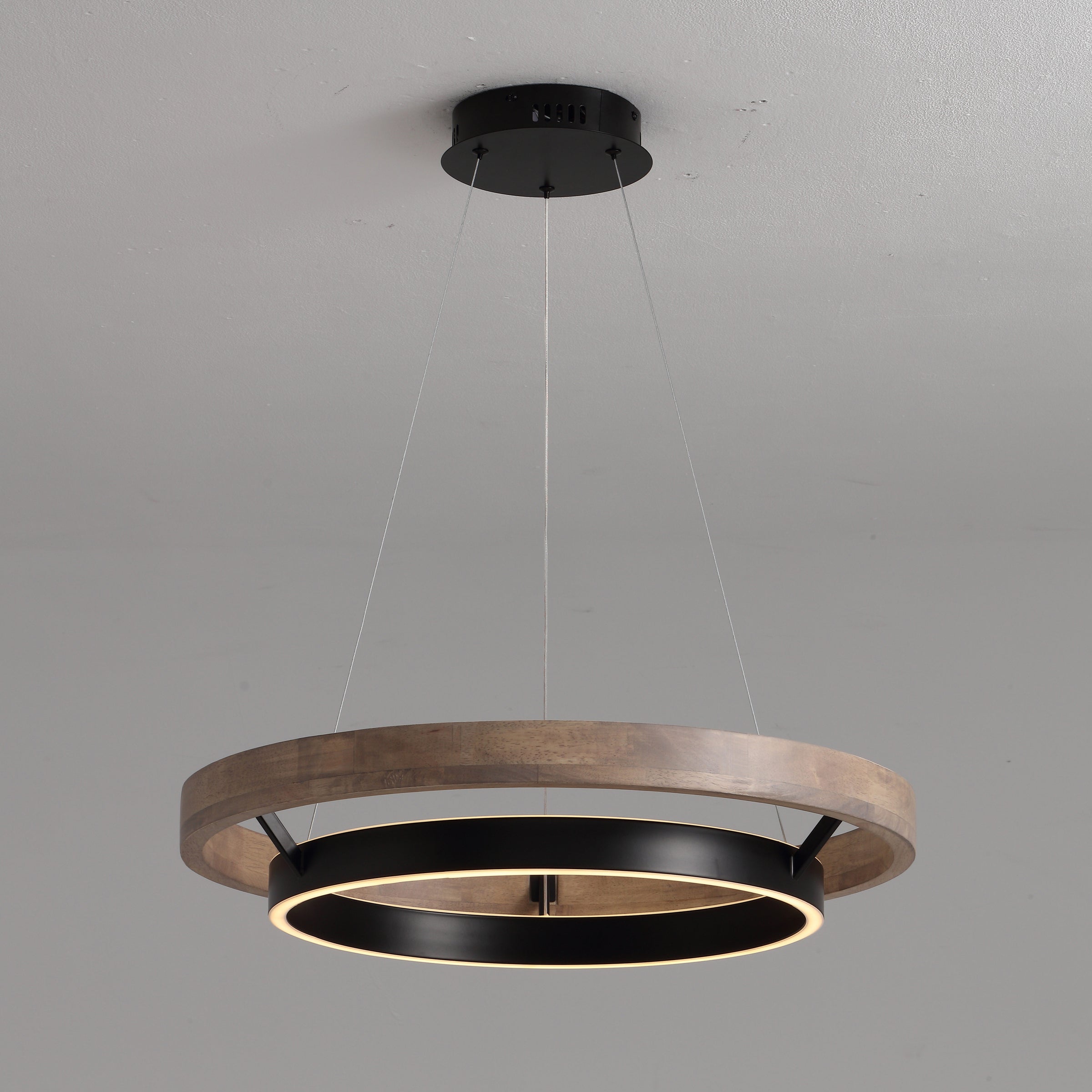 WOMO Circular Led Wood Chandelier-WM2492