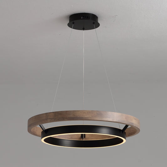 WOMO Circular Led Wood Chandelier-WM2492