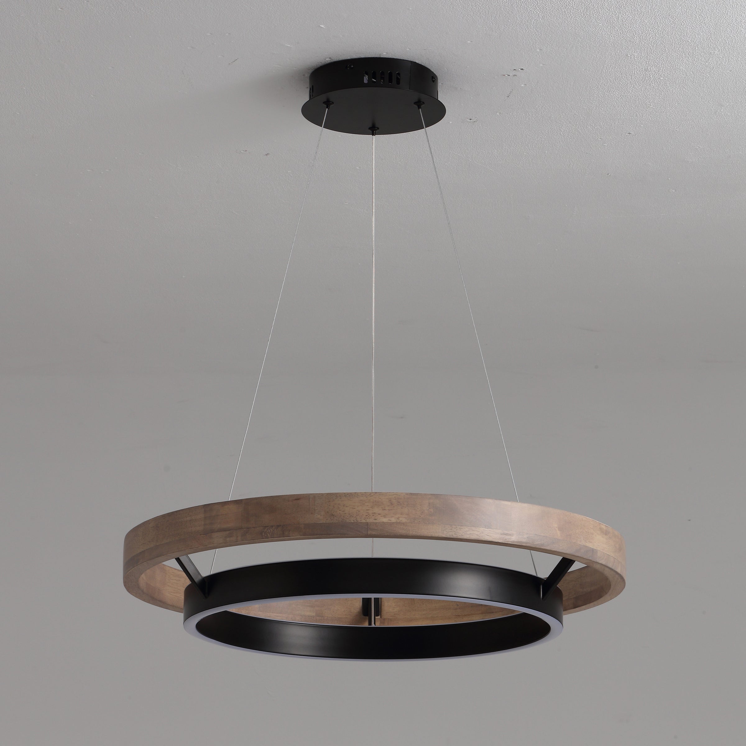 WOMO Circular Led Wood Chandelier-WM2492
