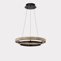 WOMO Circular Wood Led Chandelier-WM2492