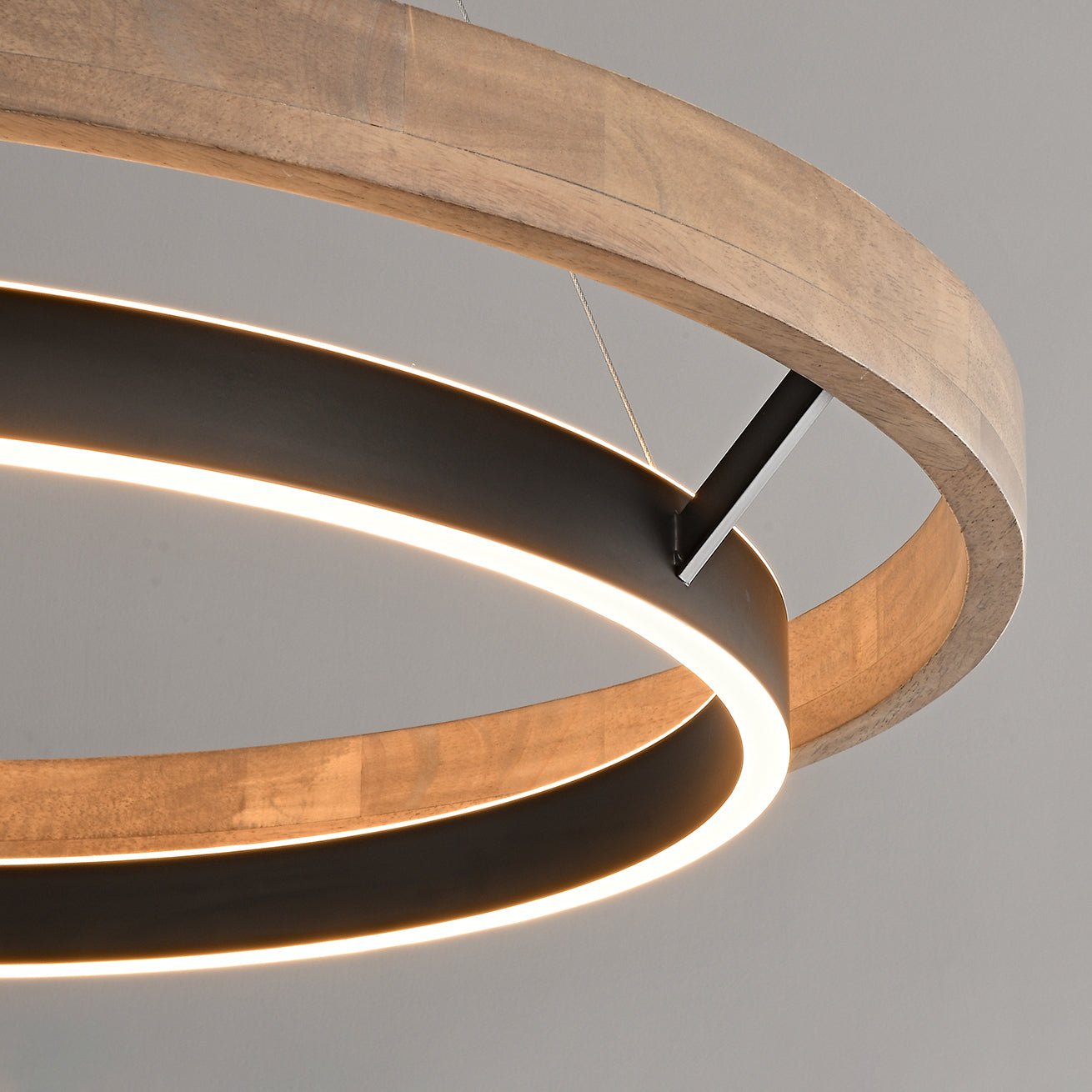 WOMO Circular Led Wood Chandelier-WM2492
