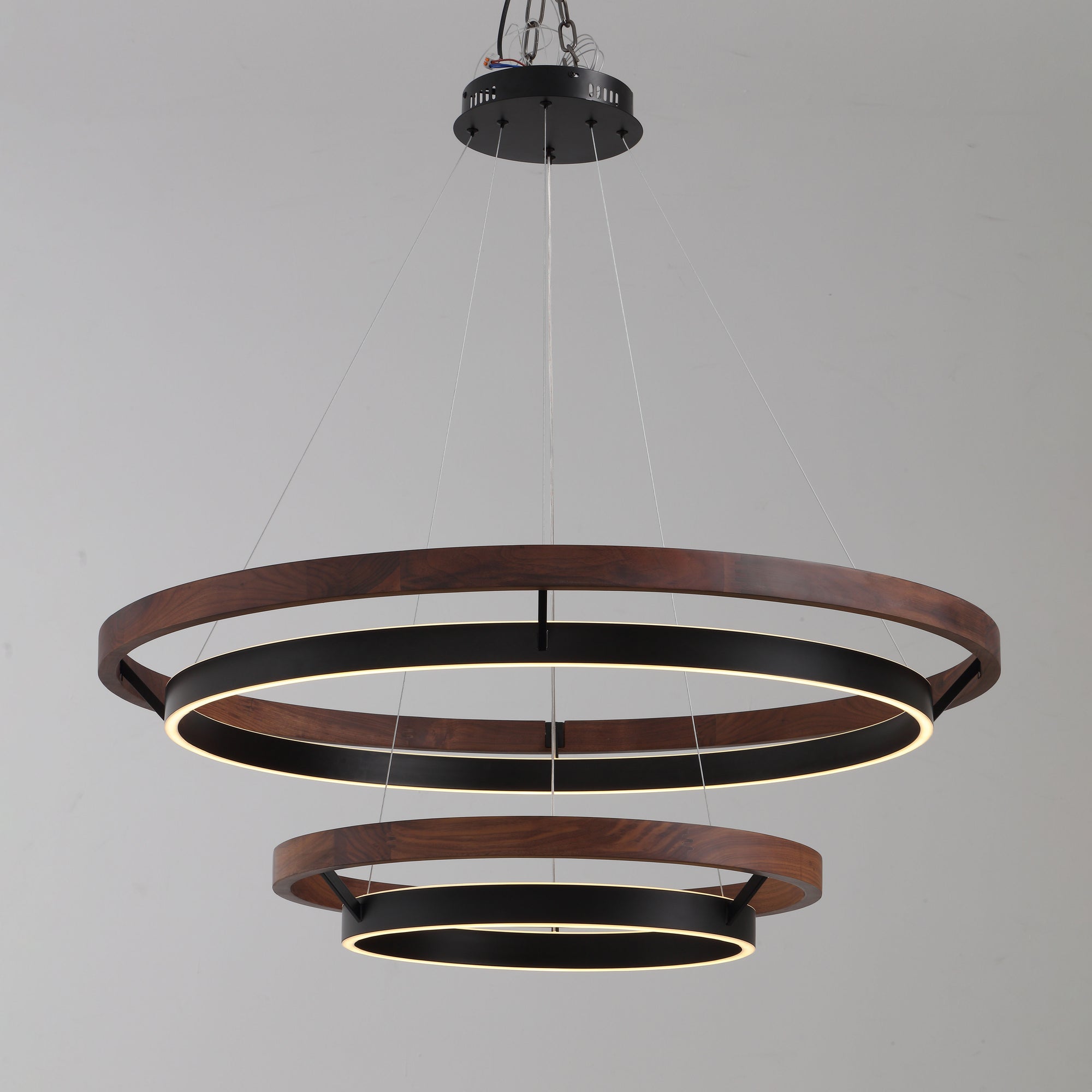 WOMO Circular Led Wood Chandelier-WM2492