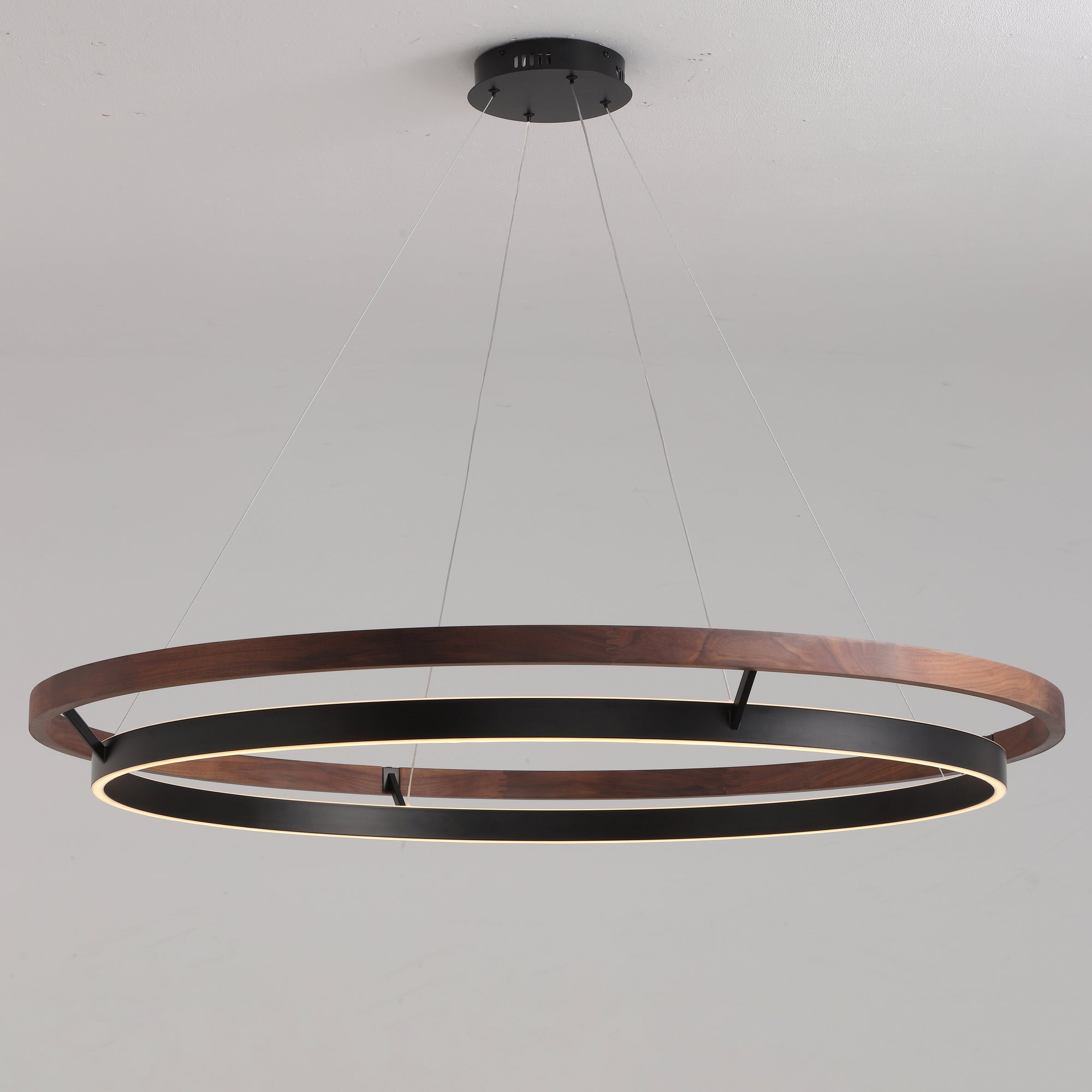 WOMO Circular Led Wood Chandelier-WM2492