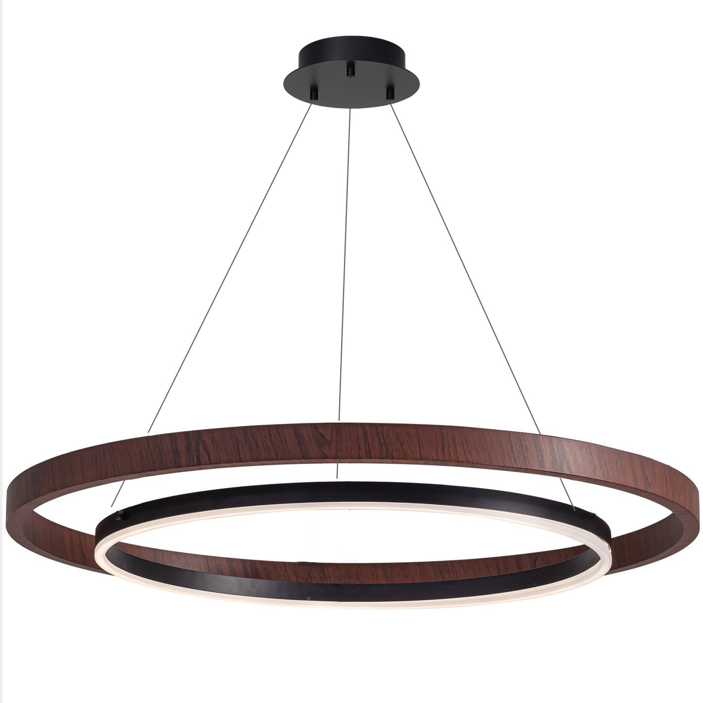 WOMO Wood Circular Led Chandelier-WM2492