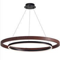 WOMO Circular Wood Led Chandelier-WM2492