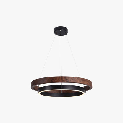 WOMO Wood Circular Led Chandelier-WM2492