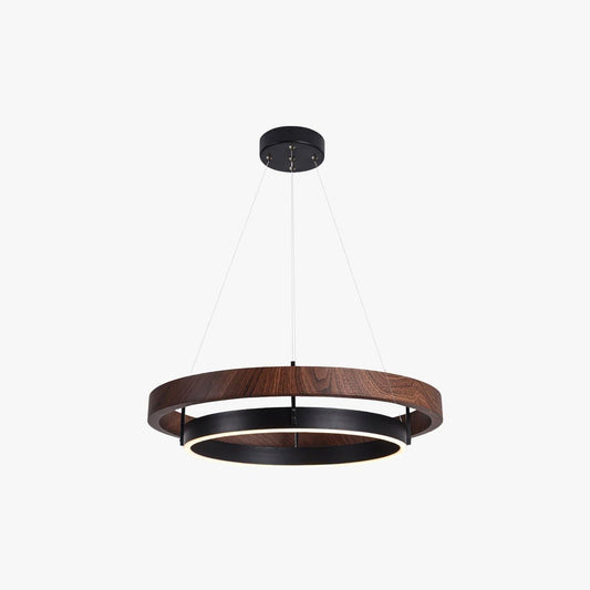 WOMO Wood Circular Led Chandelier-WM2492