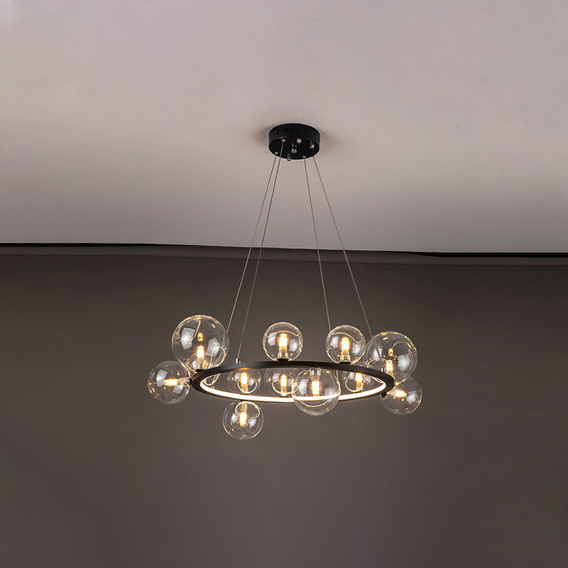 WOMO Circular Glass Bubble Chandelier-WM2493