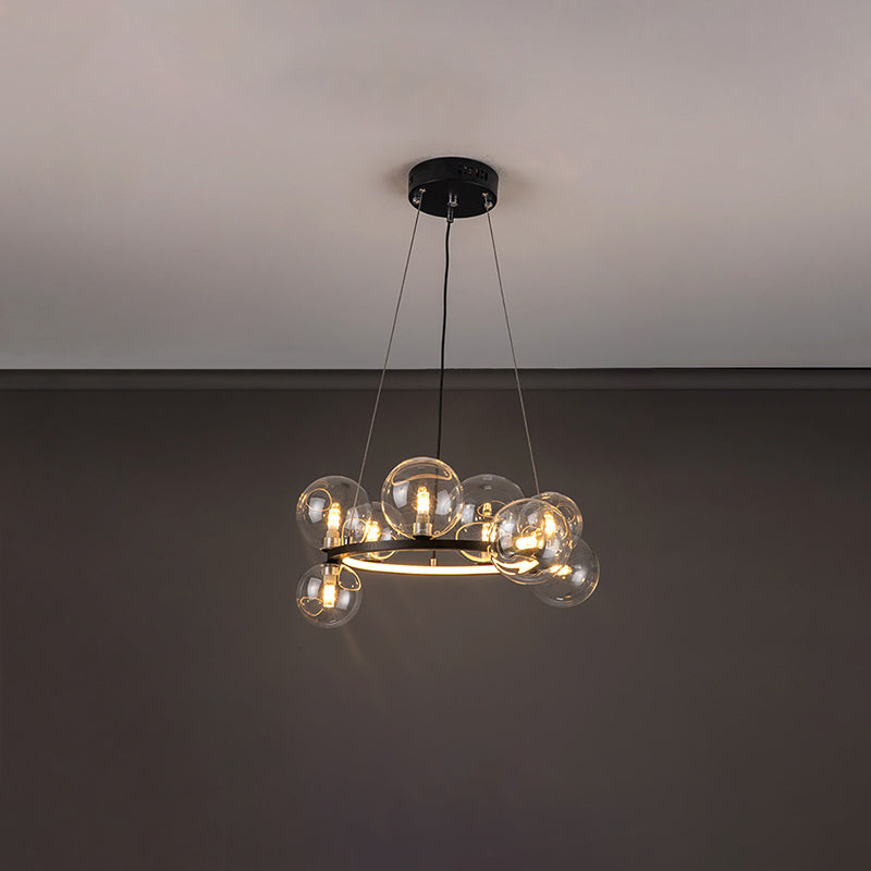 WOMO Circular Glass Bubble Chandelier-WM2493