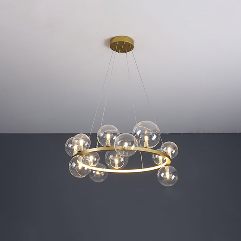 WOMO Circular Glass Bubble Chandelier-WM2493