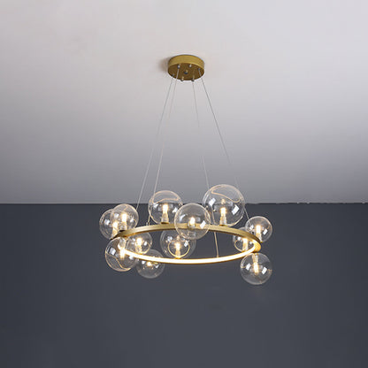 WOMO Circular Glass Bubble Chandelier-WM2493