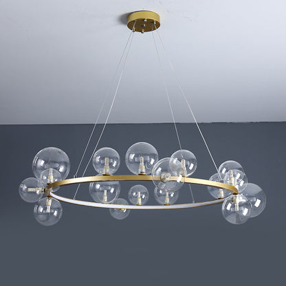 WOMO Circular Glass Bubble Chandelier-WM2493