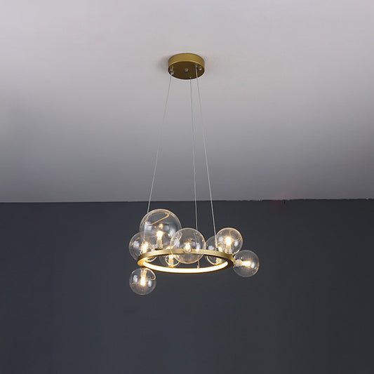 WOMO Circular Glass Bubble Chandelier-WM2493