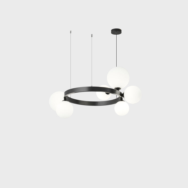 WOMO Circular Frosted Bubble Chandelier-WM2494