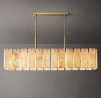 WOMO Alabaster Rectangular Chandelier - Calamette