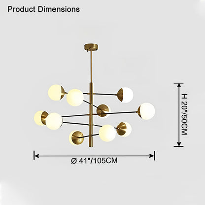 WOMO Molecular Glass Chandelier-WM2495