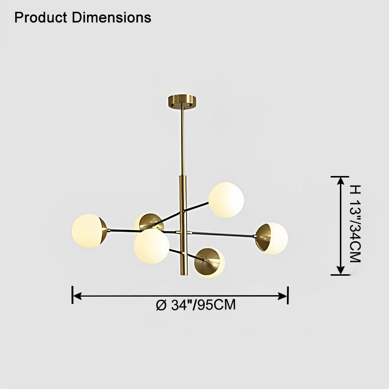 WOMO Molecular Glass Chandelier-WM2495