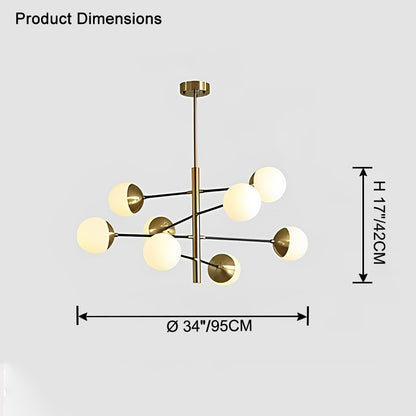 WOMO Molecular Glass Chandelier-WM2495