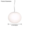 WOMO Globe Small Pendant Light-WM2496 thumbnail