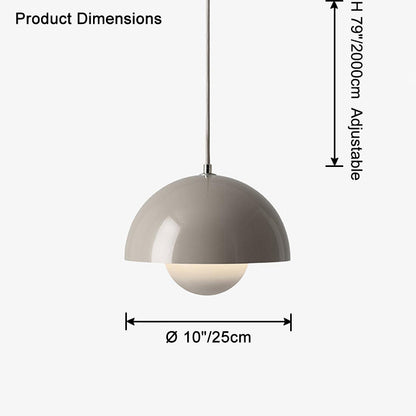 WOMO Dome Small Pendant Light-WM2498