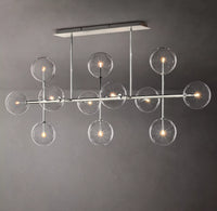 WOMO Linear Sputnik Globe Glass Chandelier - Mobile