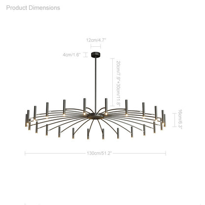 WOMO Adjustable Candelabra Chandelier-WM2038