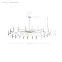 WOMO Adjustable Candelabra Chandelier-WM2038