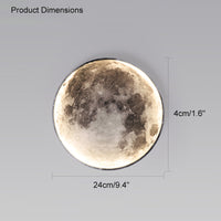 WOMO Moon/Earth Round Wall Sconce-WM6102