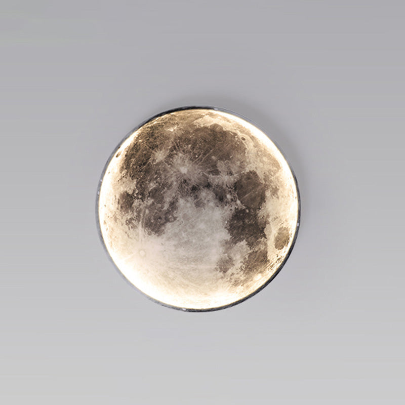 WOMO Moon/Earth Round Wall Sconce-WM6102