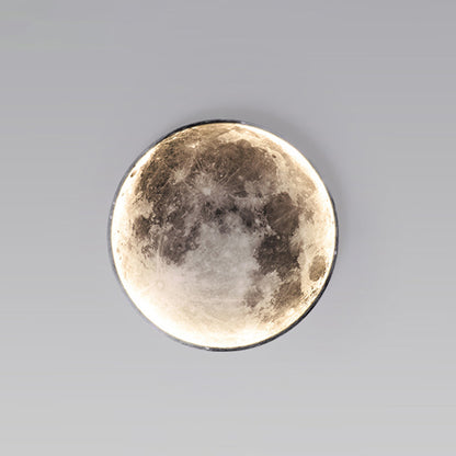 WOMO Moon/Earth Round Wall Sconce-WM6102