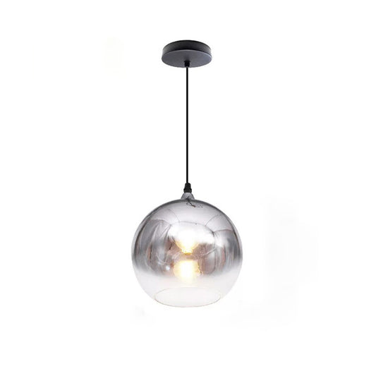 WOMO Coloured Glass Globe Pendant Light-WM2500