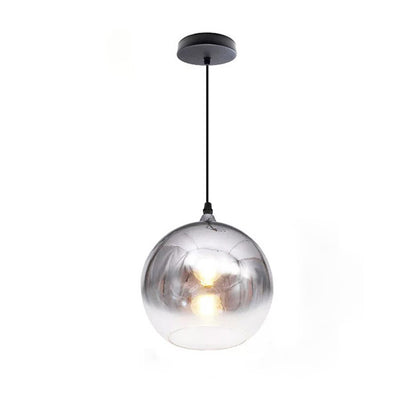 WOMO Coloured Glass Globe Pendant Light-WM2500